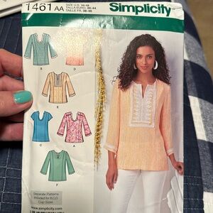 Simplicity Women’s Tunic Sewing pattern